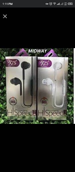 New XZS Super Bass  X-68 Stereo Earphones Handsfree 2