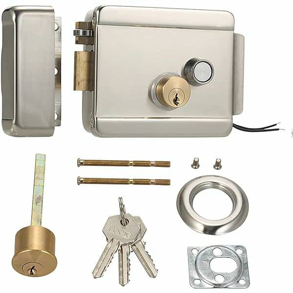 card electric magnetic Main gate coil 12v door lock access control 0