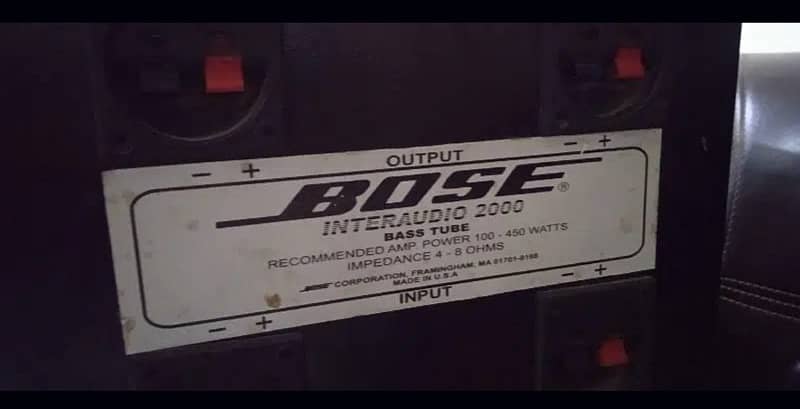 bose woofer box basetube 1