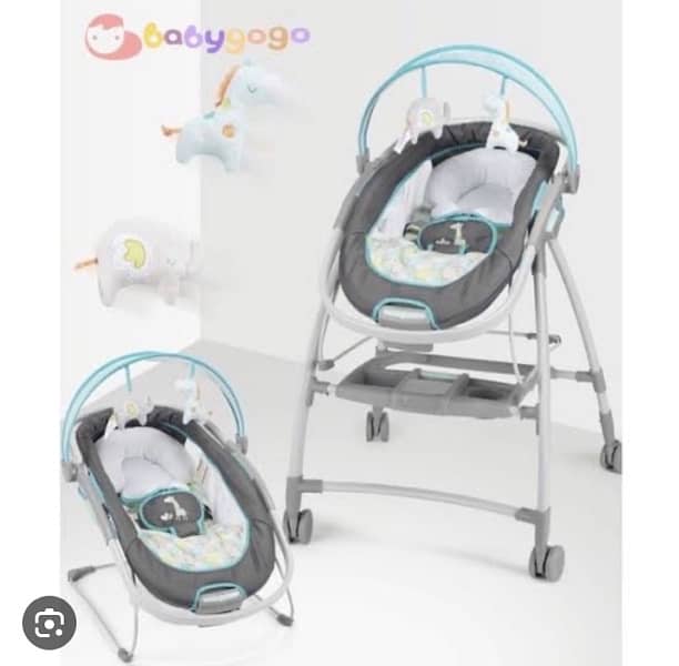 original ingenuity baby cot with bouncer 2