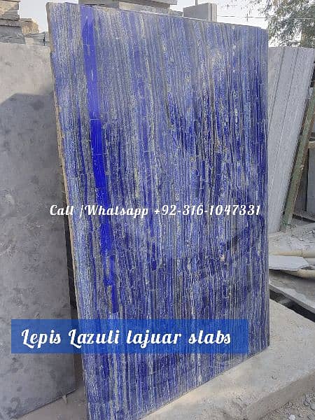 Lapis Lazuli lajuar slabs | Blue lapis Marble stone 1