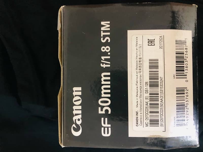 CANON 50mm 1.8 STM LENSE 7