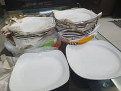 Ceramic plates 2 Dozens