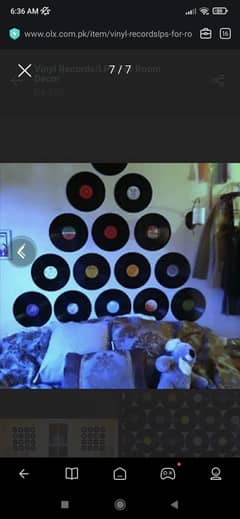 Vinyl/LPS records for sale for room decor and playable also