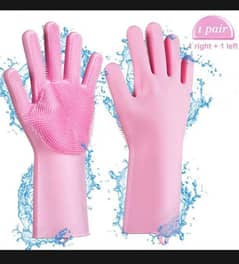 silicone scrub gloves 0