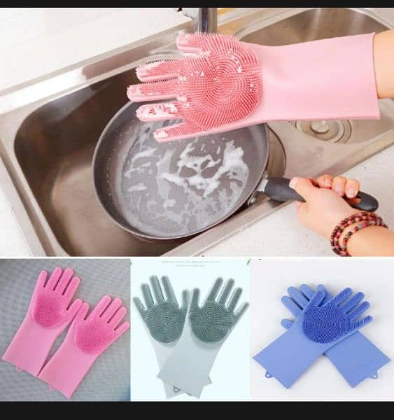 silicone scrub gloves 1