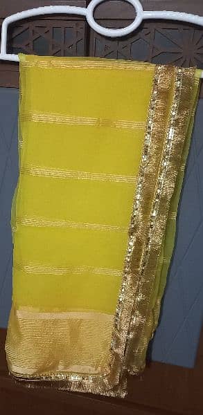 yellow mayon organza 3pc dress 0