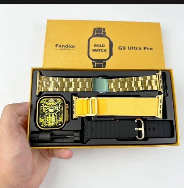 G9 ultra pro Smart watch golden edition 2