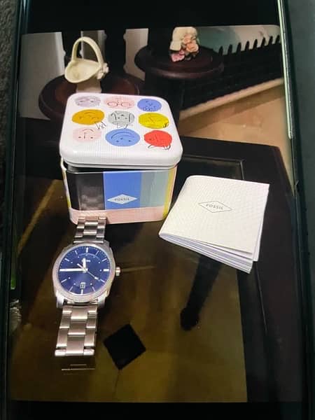 Fossil watch for men new condition 9