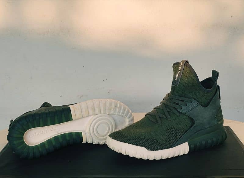 Adidas Tubular X Primeknit Shadow Green Casual, Running shoes 4