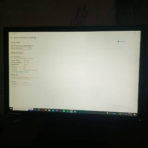 Lenovo 22inch 75hz monitor with 1680x1050 high quality display forsale 7