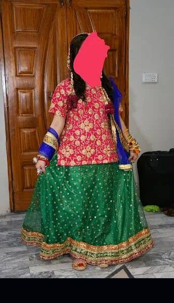 Mehndi Lehnga - wedding dress suit - Bridal dulhan shadi marriage wear 3