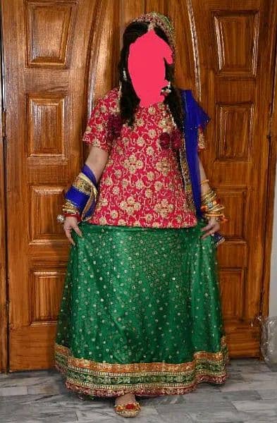 Mehndi Lehnga - wedding dress suit - Bridal dulhan shadi marriage wear 5