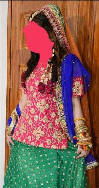 Mehndi Lehnga - wedding dress suit - Bridal dulhan shadi marriage wear 2