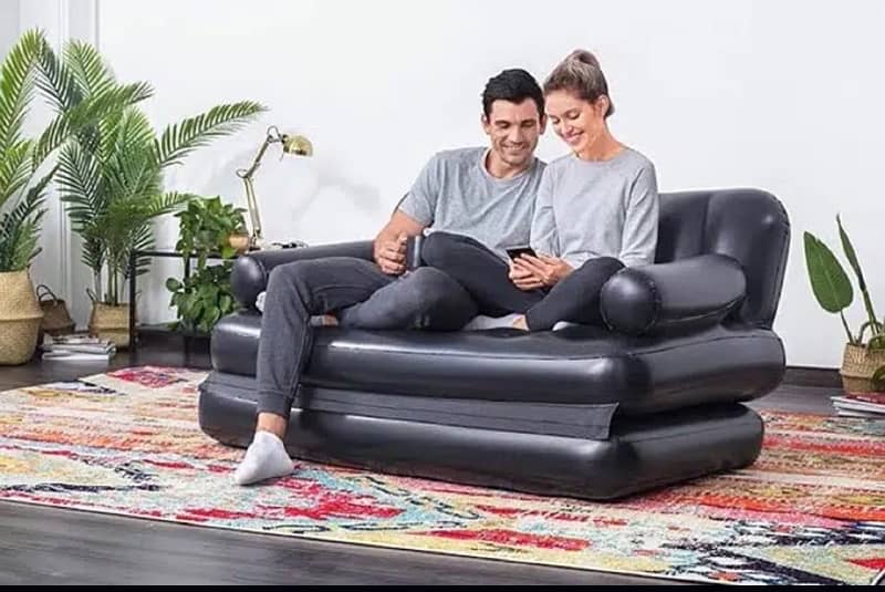 Bestway 5 in 1 Sofa Cum Bed Inflatable Sofa Air Bed Couch – 75054 1