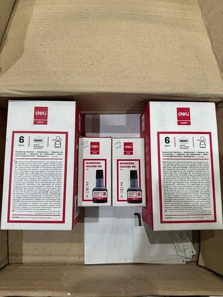 Deli Auto Numbering Machine 6 Digits (E7506) 1