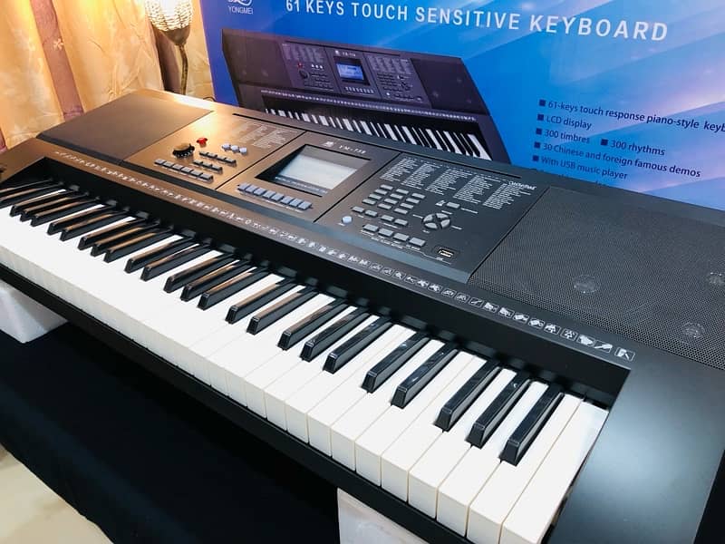 Piano Keyboard ym-758 Box Pack New 61 keys full size 1