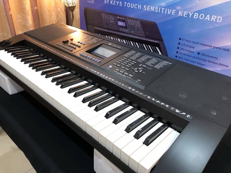 Piano Keyboard ym-758 Box Pack New 61 keys full size 3