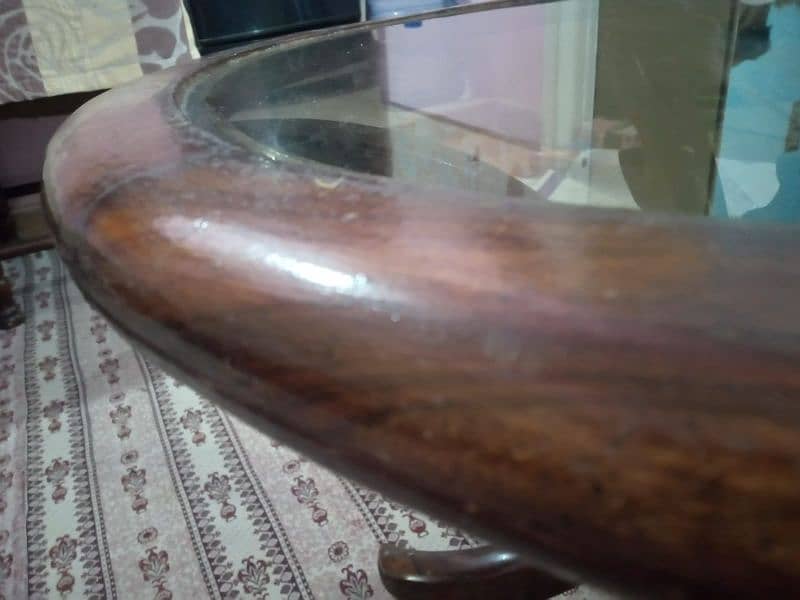 Round table (shisham wood) available 1