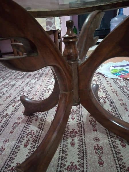 Round table (shisham wood) available 3