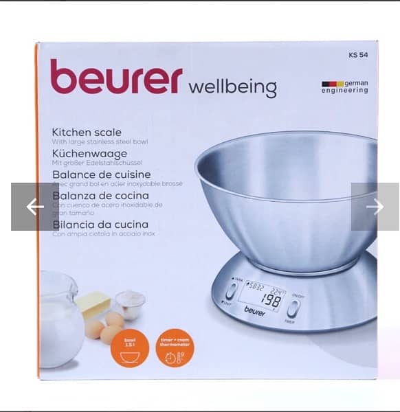 Beurer Kitchen scale weighing machine for Food ingredients 0