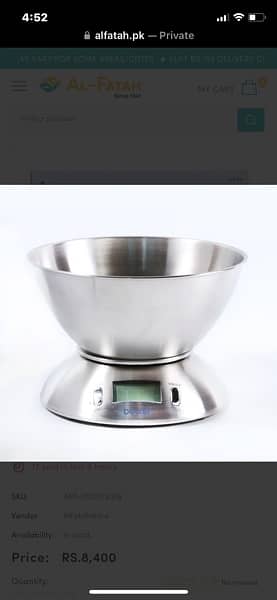 Beurer Kitchen scale weighing machine for Food ingredients 4