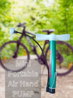 Portable Mini Foot Air Hand Pump for Bicycle, Bike, Car and Football