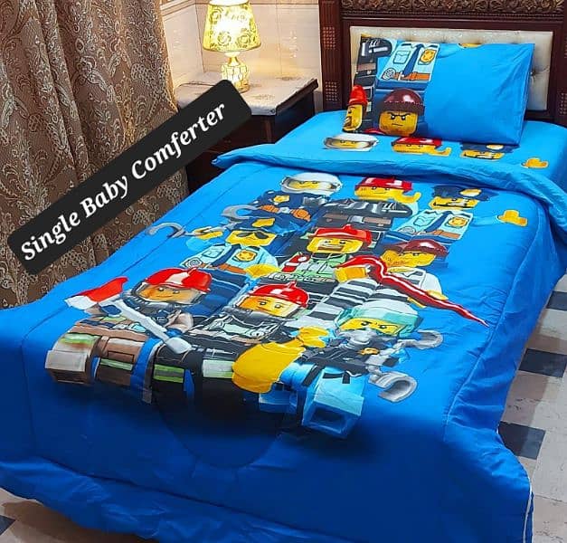 Single Size Bedsheet | Single Bed Vickki Razaii/ Comforter 0