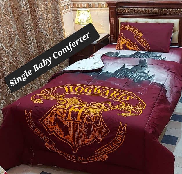 Single Size Bedsheet | Single Bed Vickki Razaii/ Comforter 1