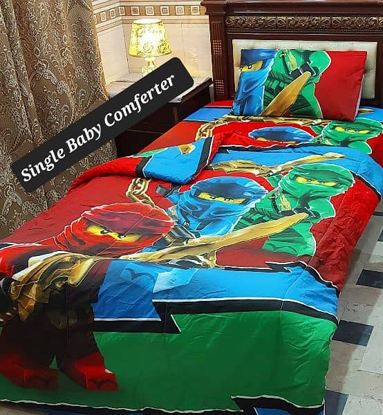 Single Size Bedsheet | Single Bed Vickki Razaii/ Comforter 2