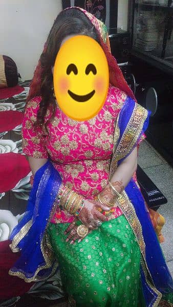 Mehndi Lehnga - wedding dress suit - Bridal dulhan shadi marriage wear 4