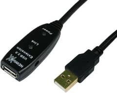 "30 Metres" USB 2.0 Hi-Speed Amplifier Extension Cable With Adapter