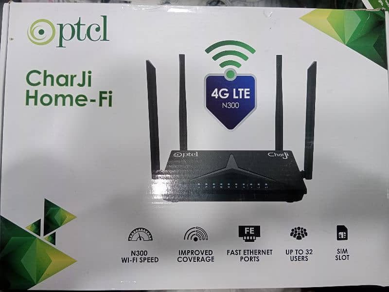 Ptcl Landline truly Unlimited Internet Connection Modem and wire Free 2