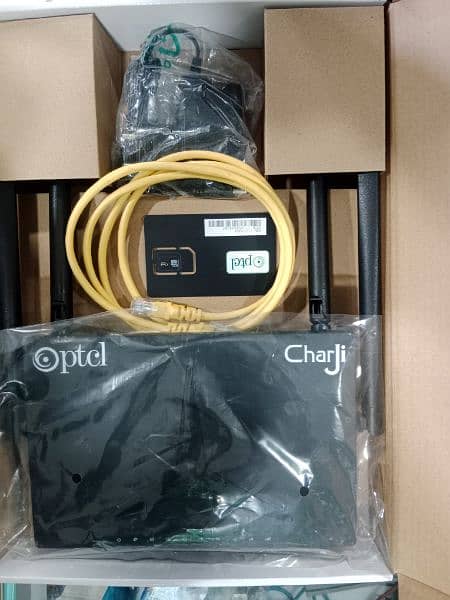 Ptcl Landline truly Unlimited Internet Connection Modem and wire Free 5