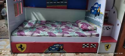 Bunk bed / kids furniture /kids bed with cupboard for sale
