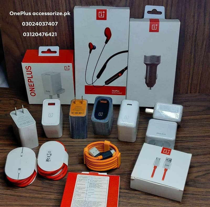 Oneplus accessories , box pulled chargers , pouch , case , covers 1
