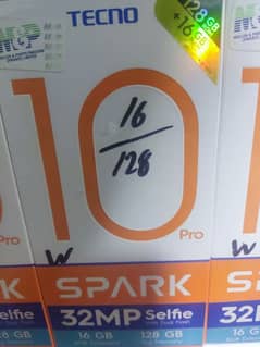 SPARK 10 PRO 16/128 BOX PACK ALL۔COLORS AVAILABLE