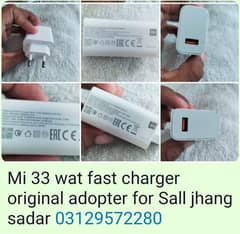mi 33 wat fast original box wala charger for sall jhang sadar