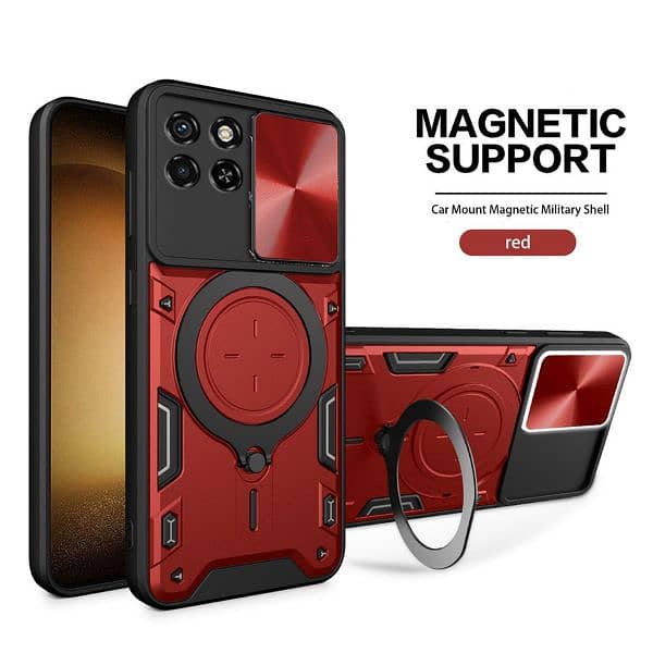 itel S23 armor Protection Back Cover 2
