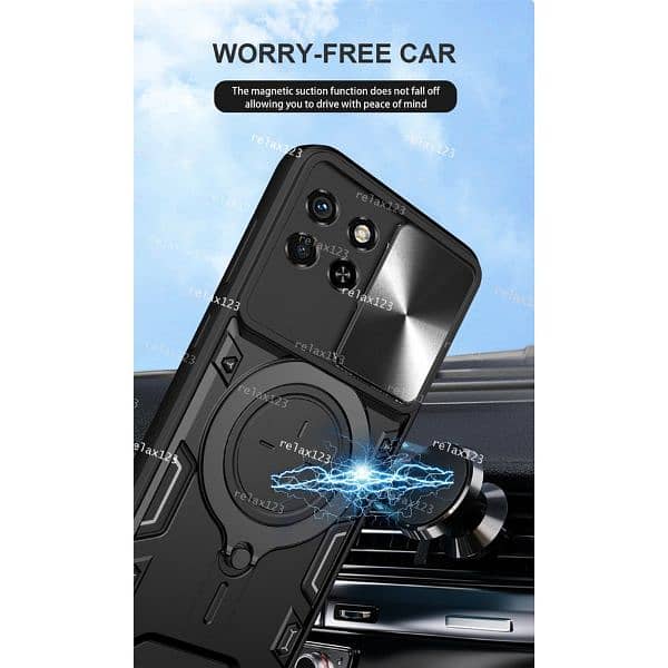 itel S23 armor Protection Back Cover 3