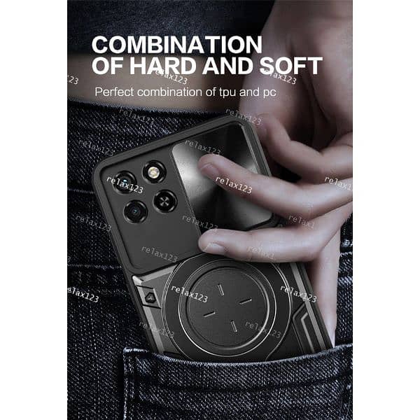 itel S23 armor Protection Back Cover 4