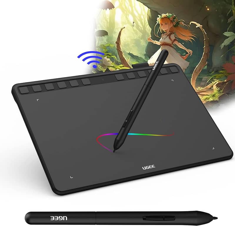 Drawing Graphic Tablet UGEE S1060 10x6.27 inch  with 12 Hot Keys Comp 12