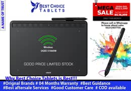 Wireless Graphic Tablet Ugee S1060W 10x6.27 inch WACOM Bluetooth