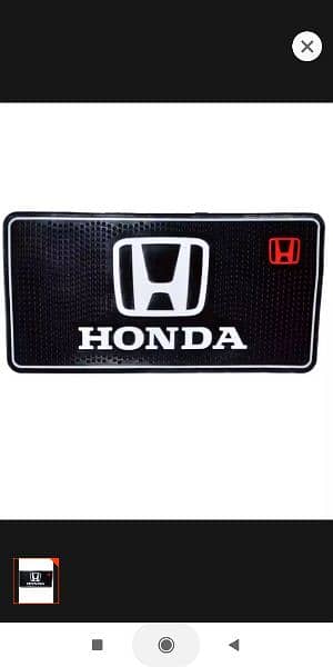 Honda Toyota Suzuki Logo Anti-Skid Nonslip Dashboard Mats - Mul 1