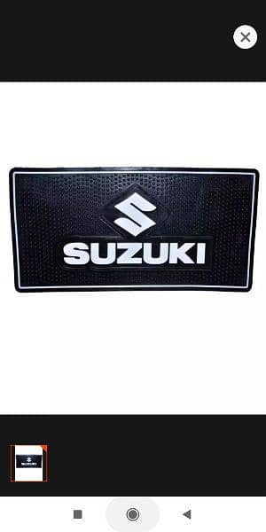 Honda Toyota Suzuki Logo Anti-Skid Nonslip Dashboard Mats - Mul 2