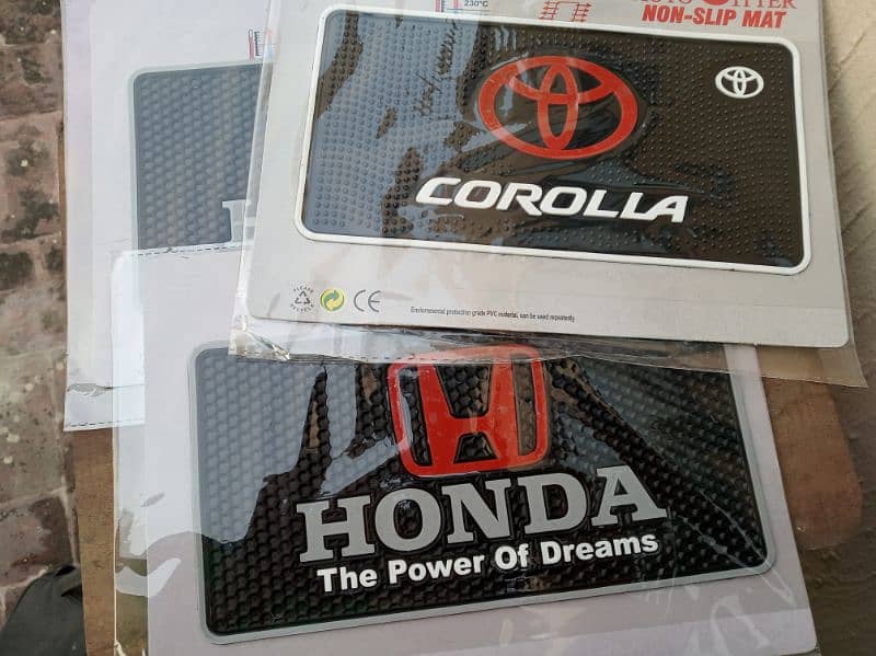 Honda Toyota Suzuki Logo Anti-Skid Nonslip Dashboard Mats - Mul 9