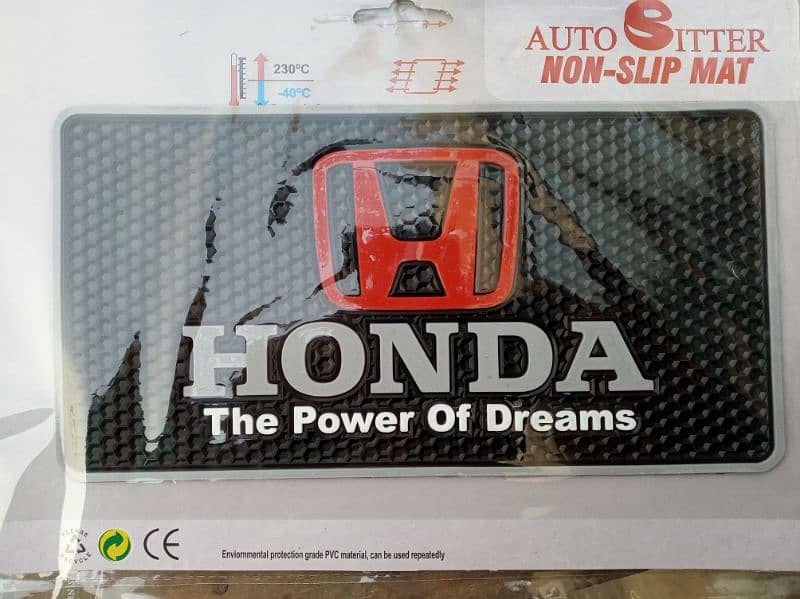 Honda Toyota Suzuki Logo Anti-Skid Nonslip Dashboard Mats - Mul 10