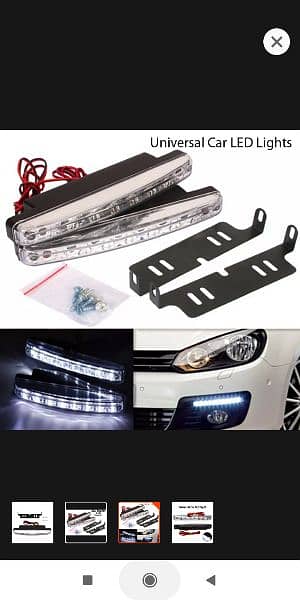 Mark X Style Front LED DRL 6 LED - Pair - Drl | Running Lights F 11
