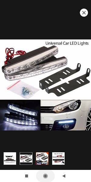 Mark X Style Front LED DRL 6 LED - Pair - Drl | Running Lights F 5