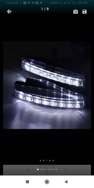 Mark X Style Front LED DRL 6 LED - Pair - Drl | Running Lights F 15